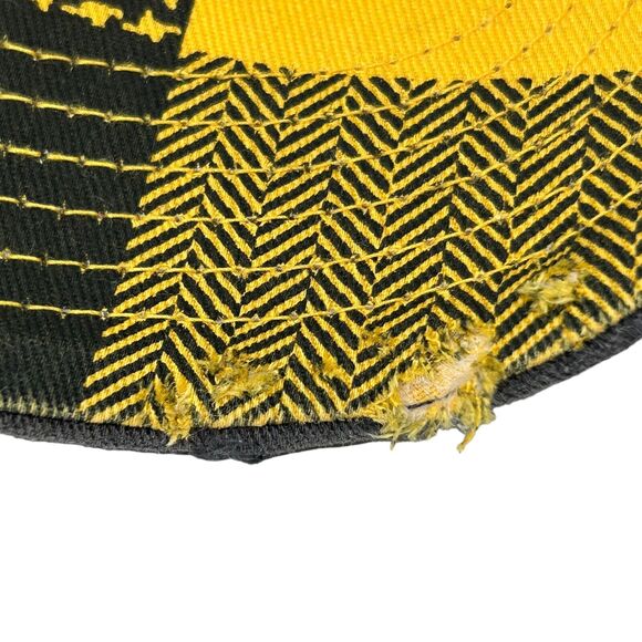 Distressed Pittsburgh Steelers Hat Cap Flex Fitted L/XL Black Old Orchard Beach - Picture 7 of 14